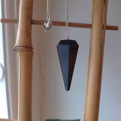 Polerad Pendel Svart Turmalin nr 1