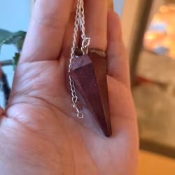 Polerad Pendel Röd Jaspis nr 1