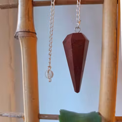 Polerad Pendel Röd Jaspis nr 1