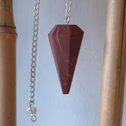 Polerad Pendel Röd Jaspis nr 2