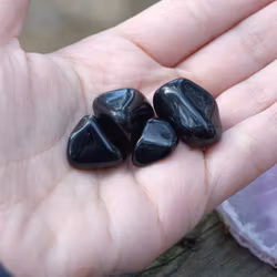 Svart Onyx Trumlad 1-3cm