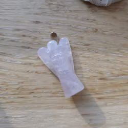 Hänge Med Ängel Rosenkvarts