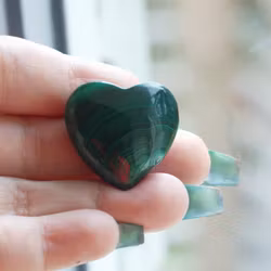 Hänge Malakit Hjärta