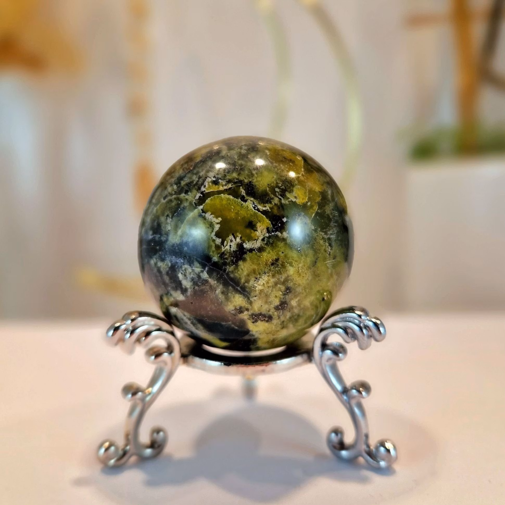 Klot Grön Serpentin 120 gram