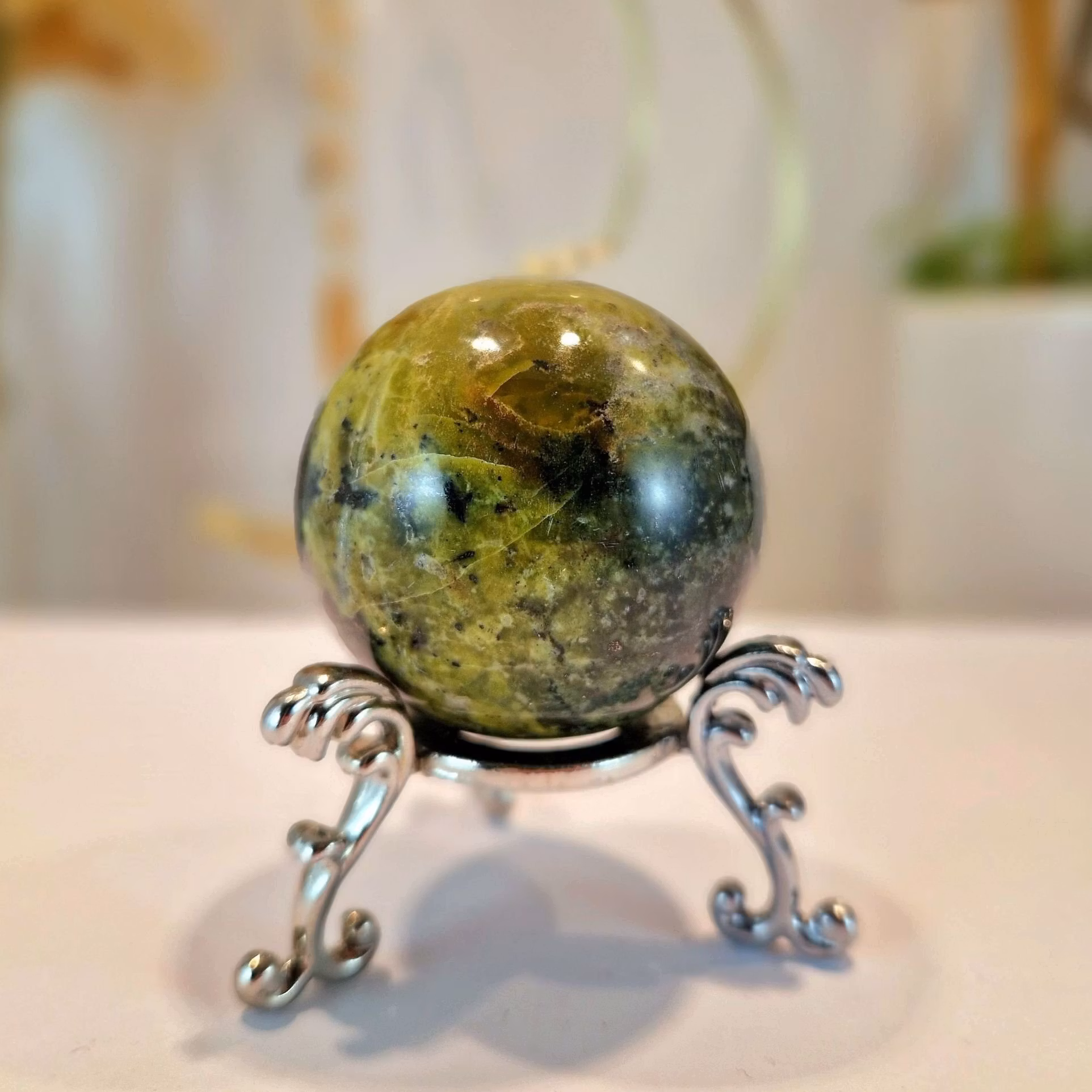 Klot Grön Serpentin 120 gram