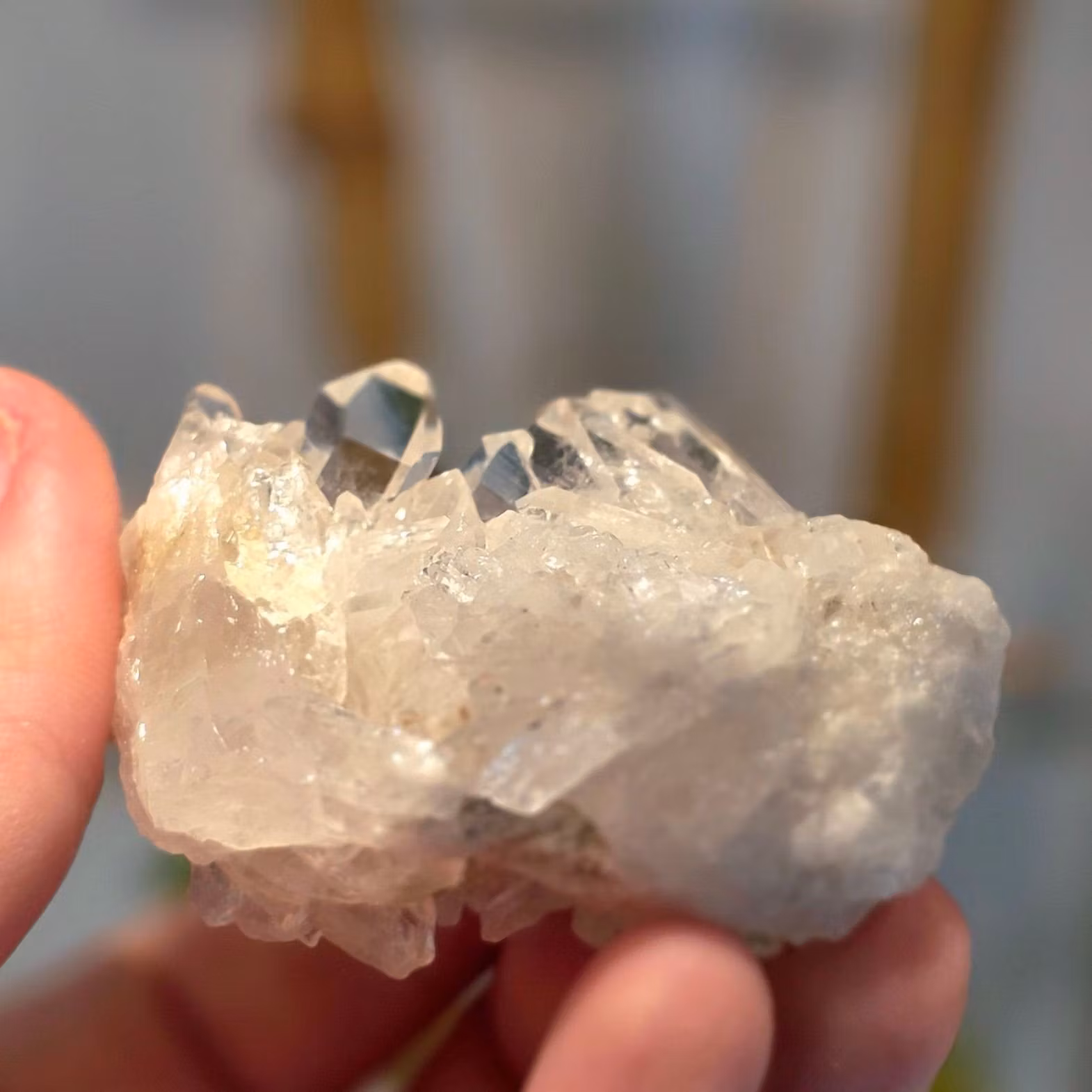 Kluster Av Bergkristall 56 g