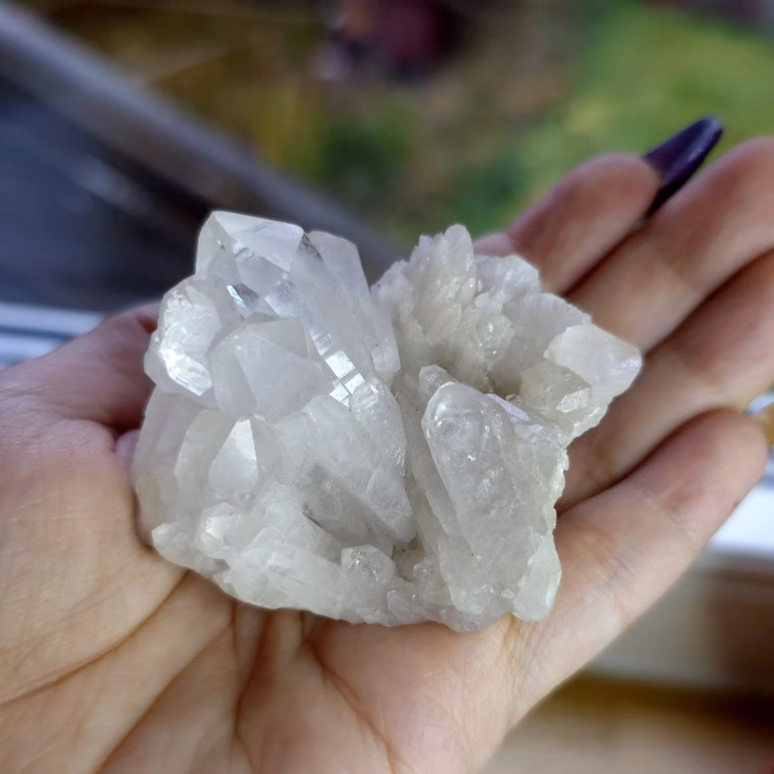 Kluster Av Bergkristall 82 g