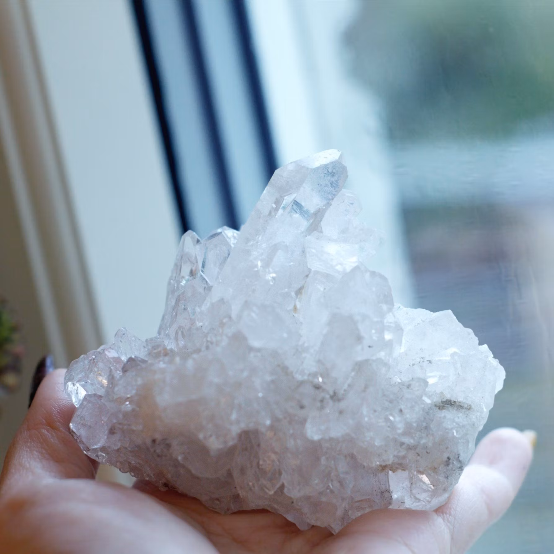 Kluster Av Bergkristall 271 g