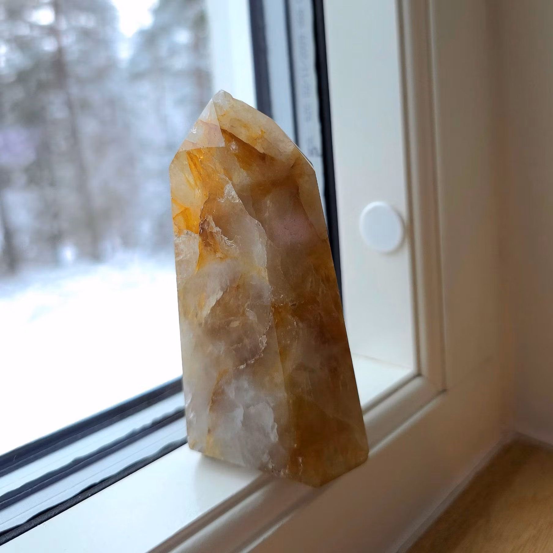 Golden Healer Spets med regnbågar ca 320 gram