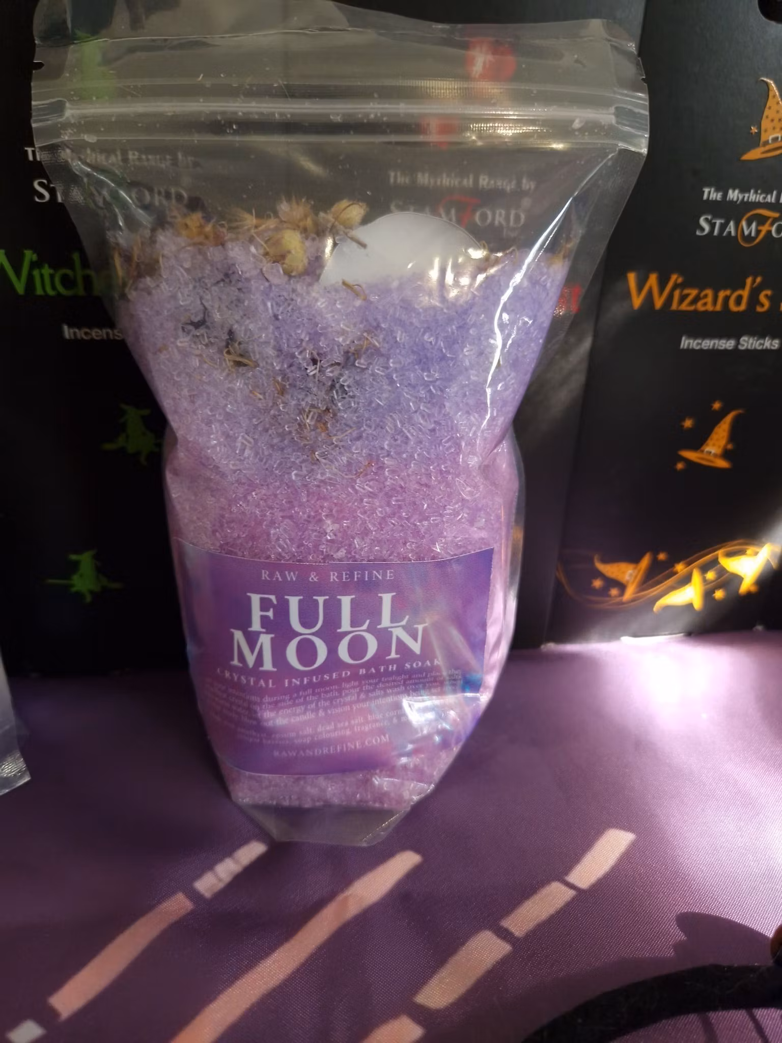 Badsalt Med Ljus Full Moon Ametist