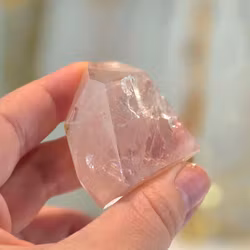 Fri Form Polerad Rosenkvarts