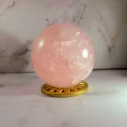 Klot Av Rosenkvarts 614 gram