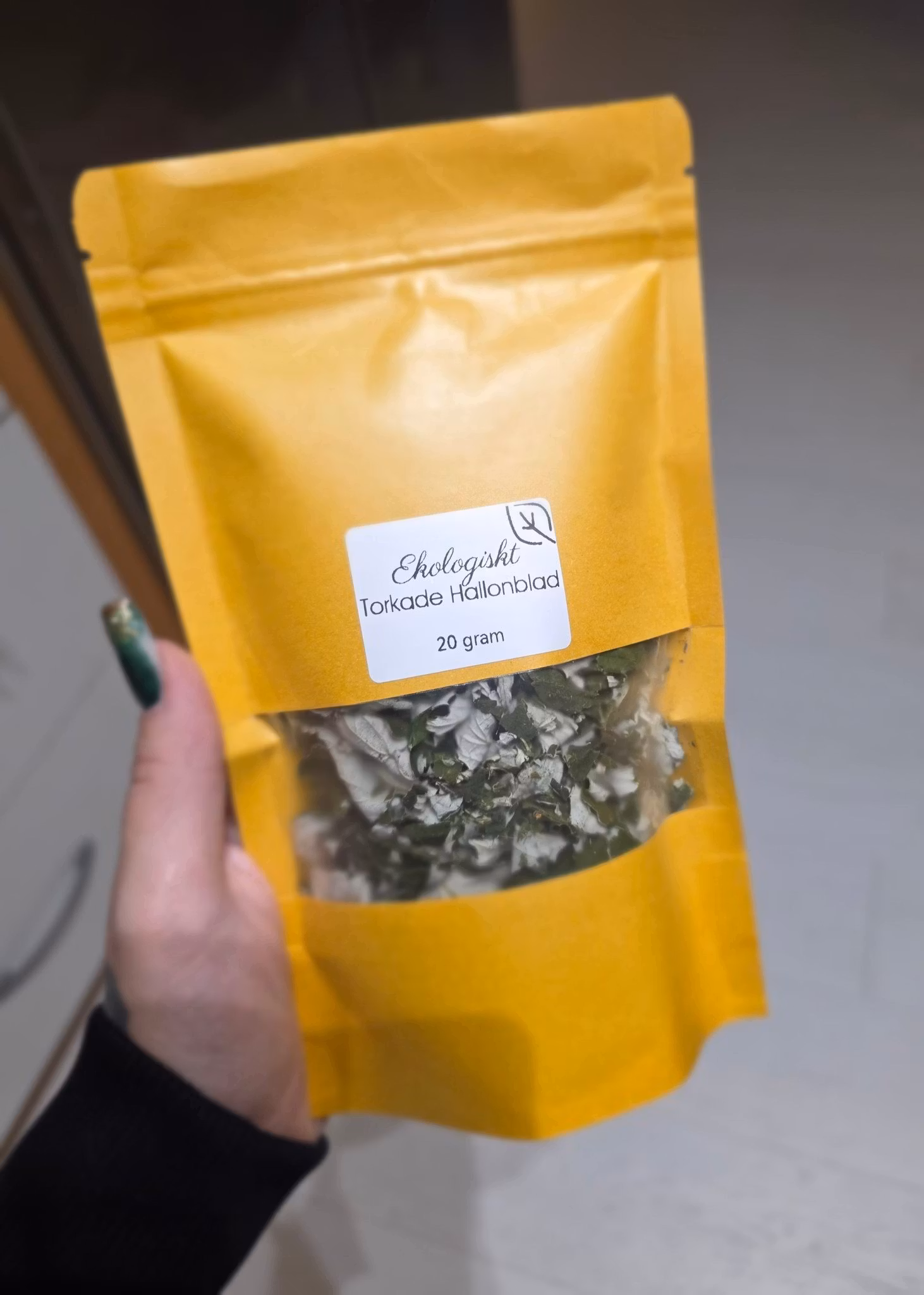 Ekologiskt Torkade Hallonblad