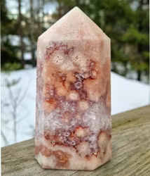 Rosa Ametist Druzy Torn 458 gram