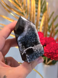 Agat Med Druzy Kluster Torn