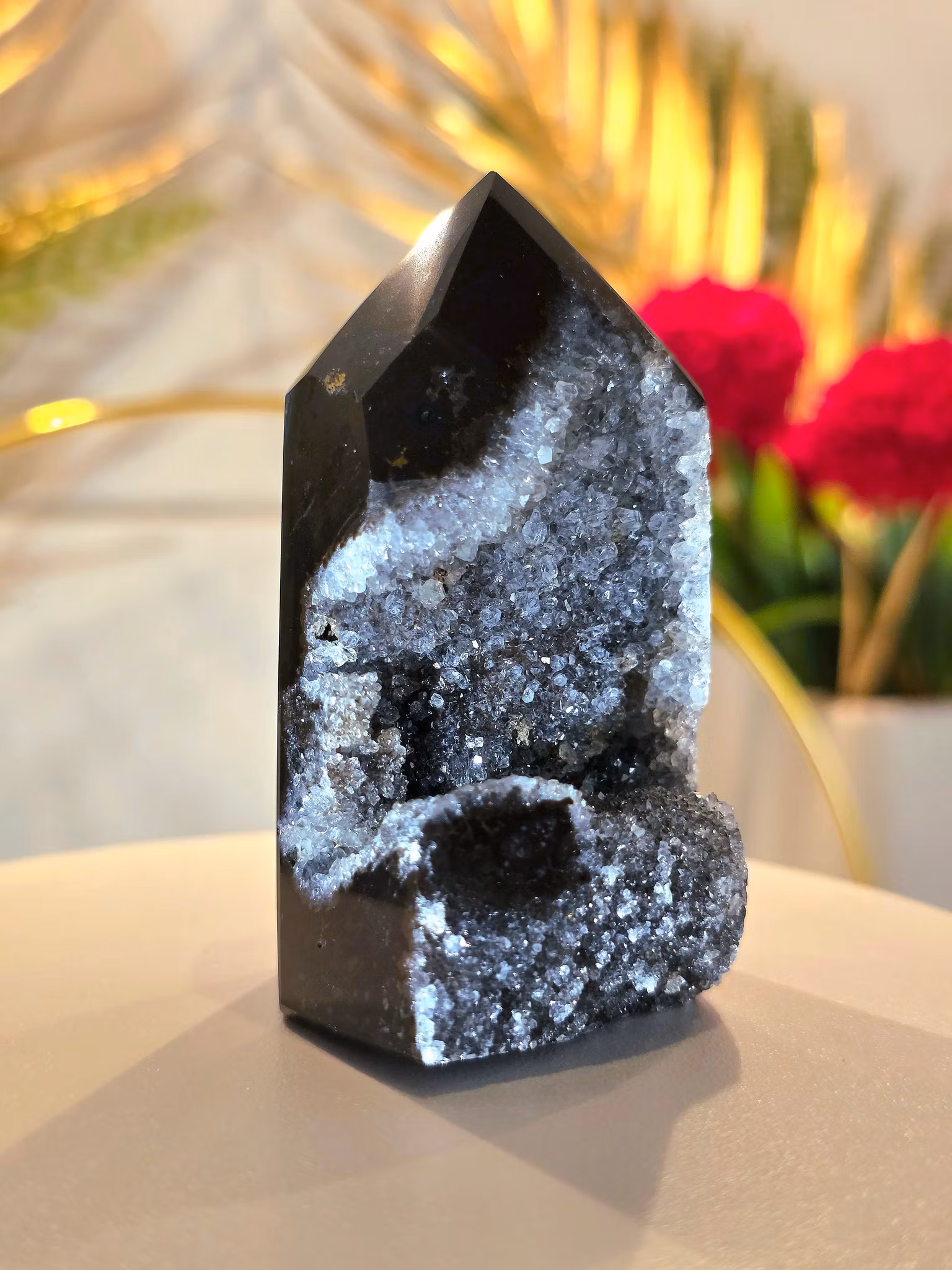 Agat Med Druzy Kluster Torn