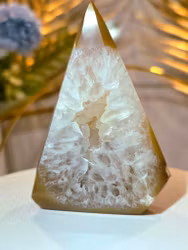 Agat Sockrig Druzy Torn 119 gram