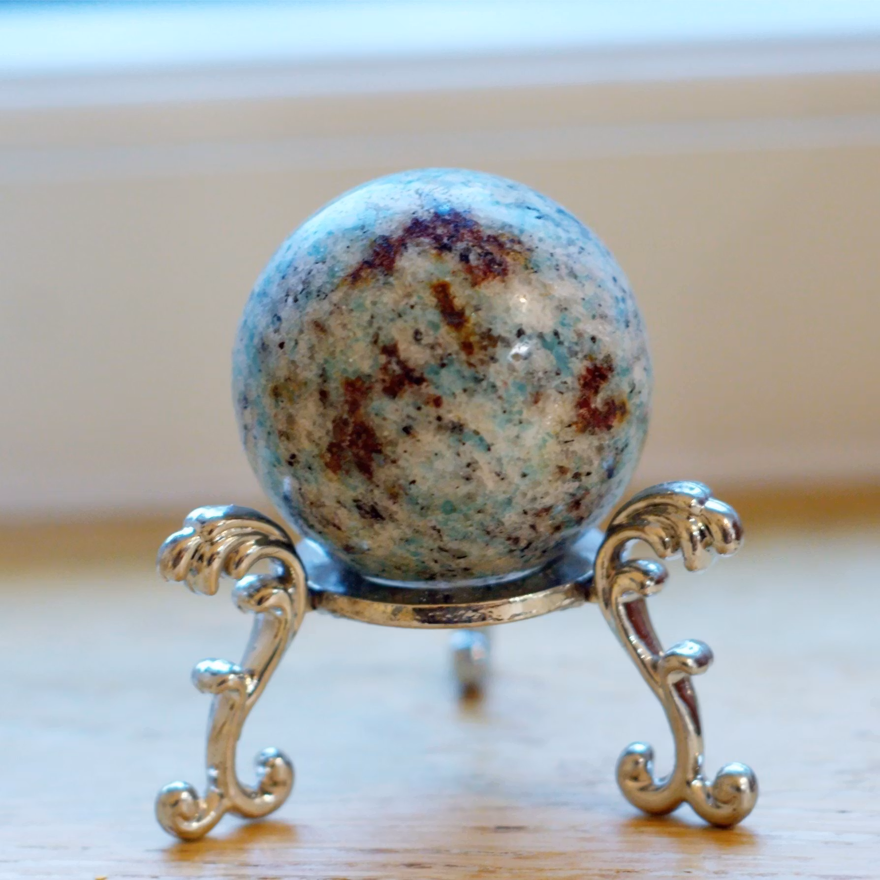 Klot Amazonit I Matrix Modersten