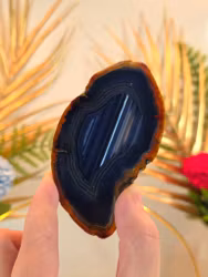 Blå Agatplatta Nr 1