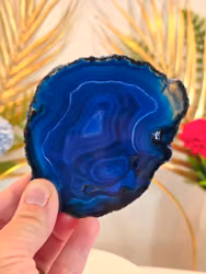 Blå Agatplatta Nr 3