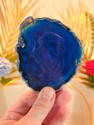 Blå Agatplatta Nr 3