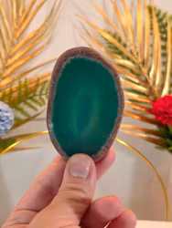 Grön Agatplatta Nr 2