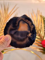 Svart Agatplatta Nr 2