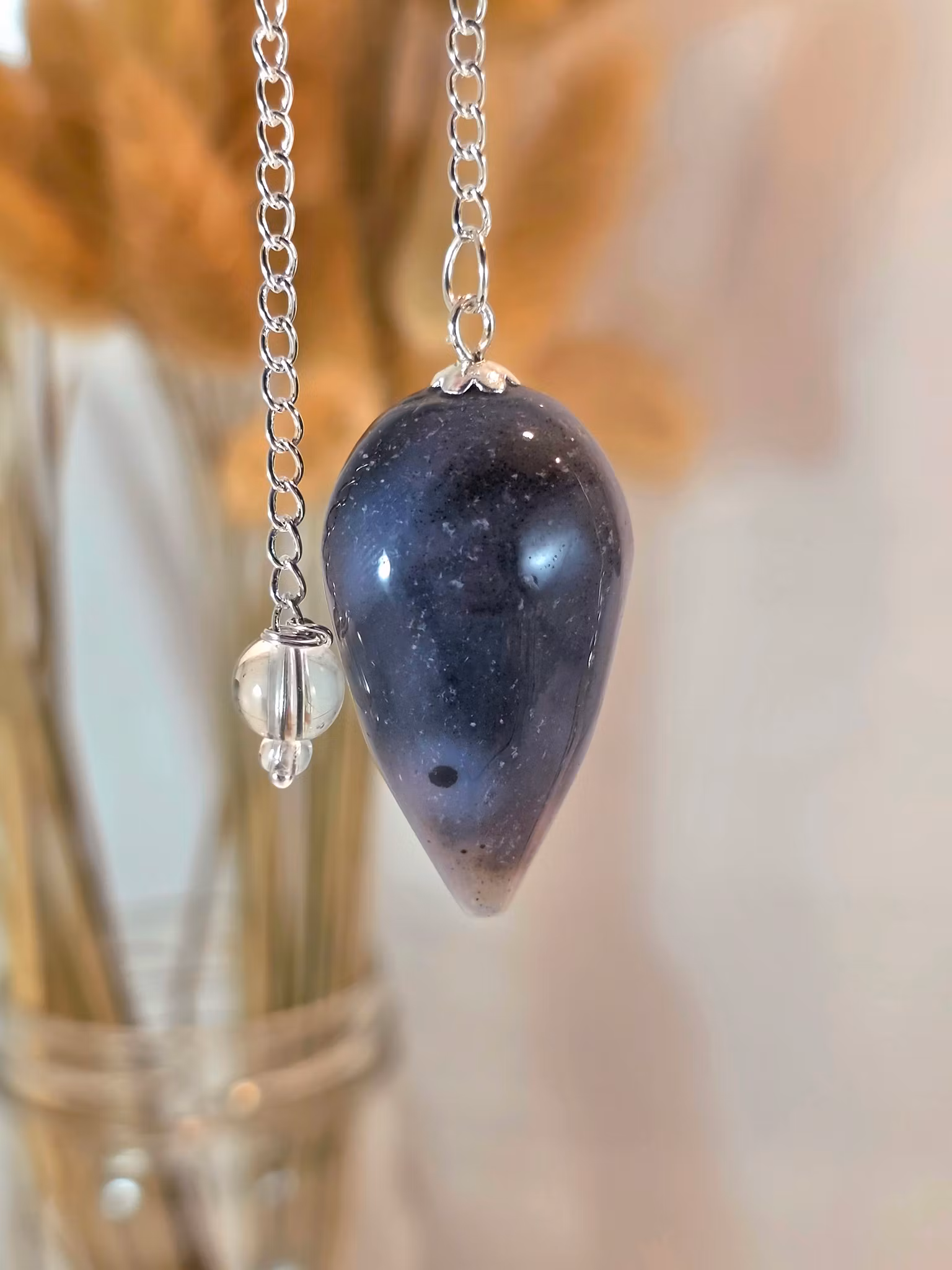 Polerad Pendel agat nr 1