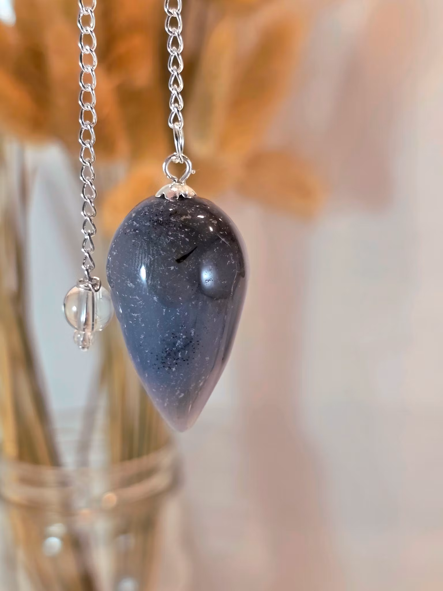 Polerad Pendel agat nr 1