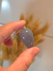 Polerad Pendel agat nr 2