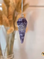 Polerad Pendel Lepidolit nr 1