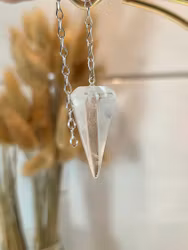 Polerad Pendel Bergkristall nr 2