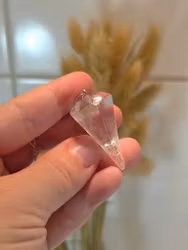 Polerad Pendel Bergkristall nr 2