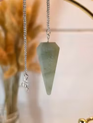 Polerad Pendel Grön Kvarts nr 4