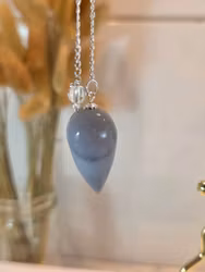 Polerad Pendel agat nr 3