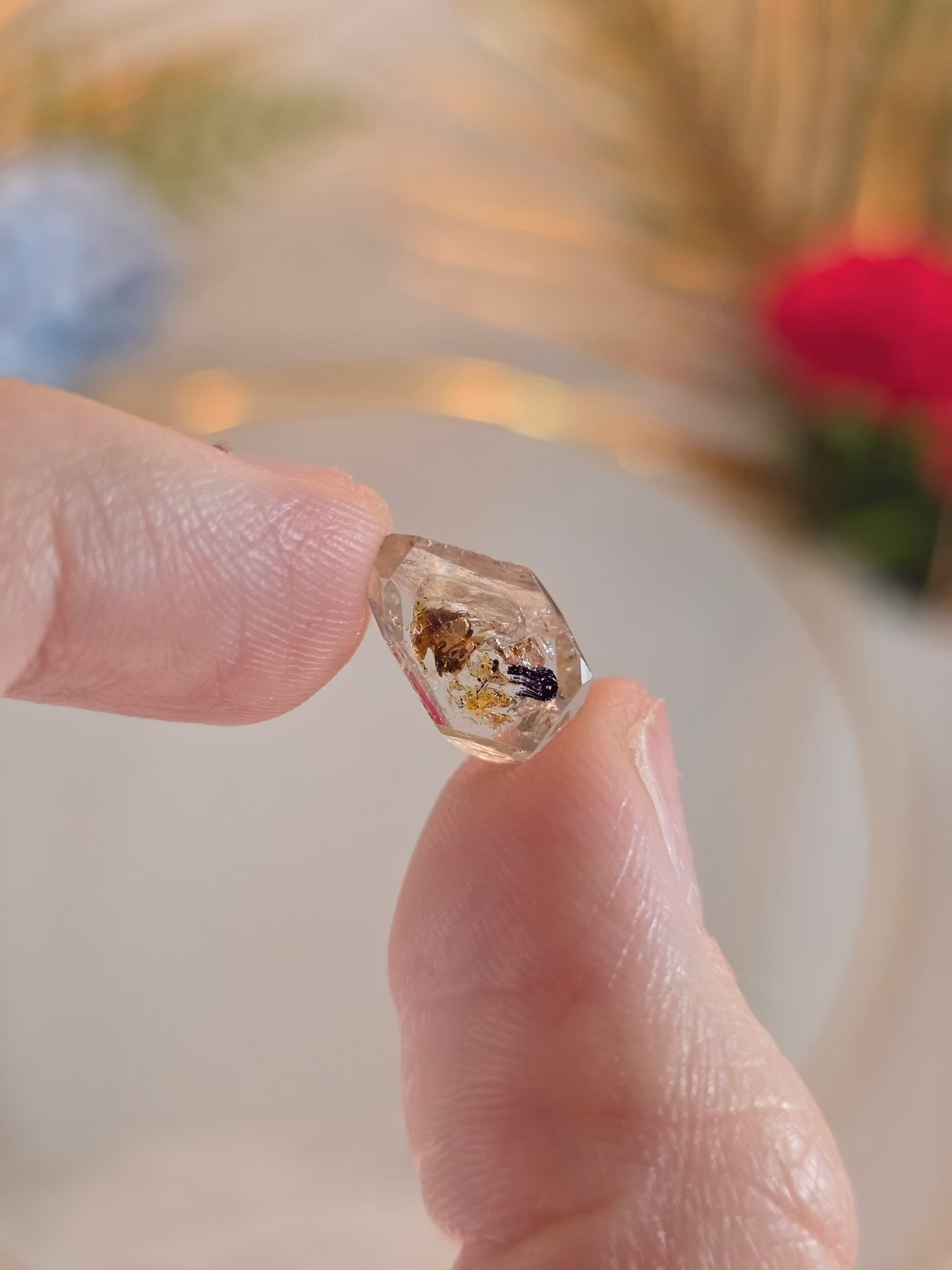 Golden Enhydro‑kvarts nr 2