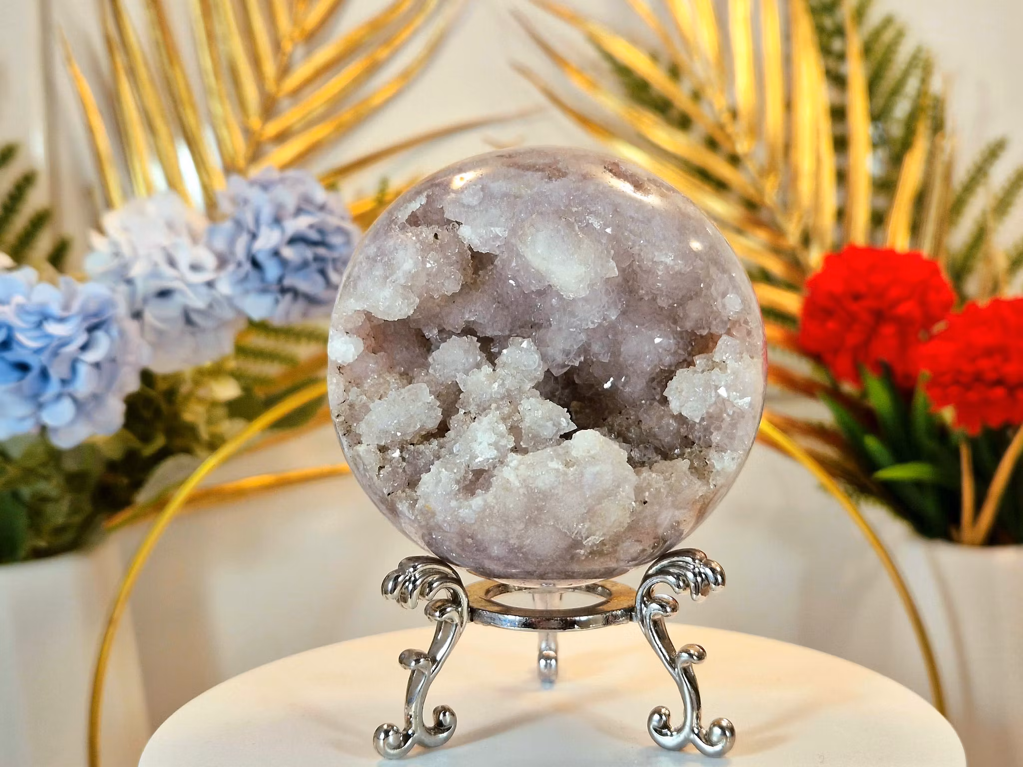 Rosa Ametist Klot 373 gr