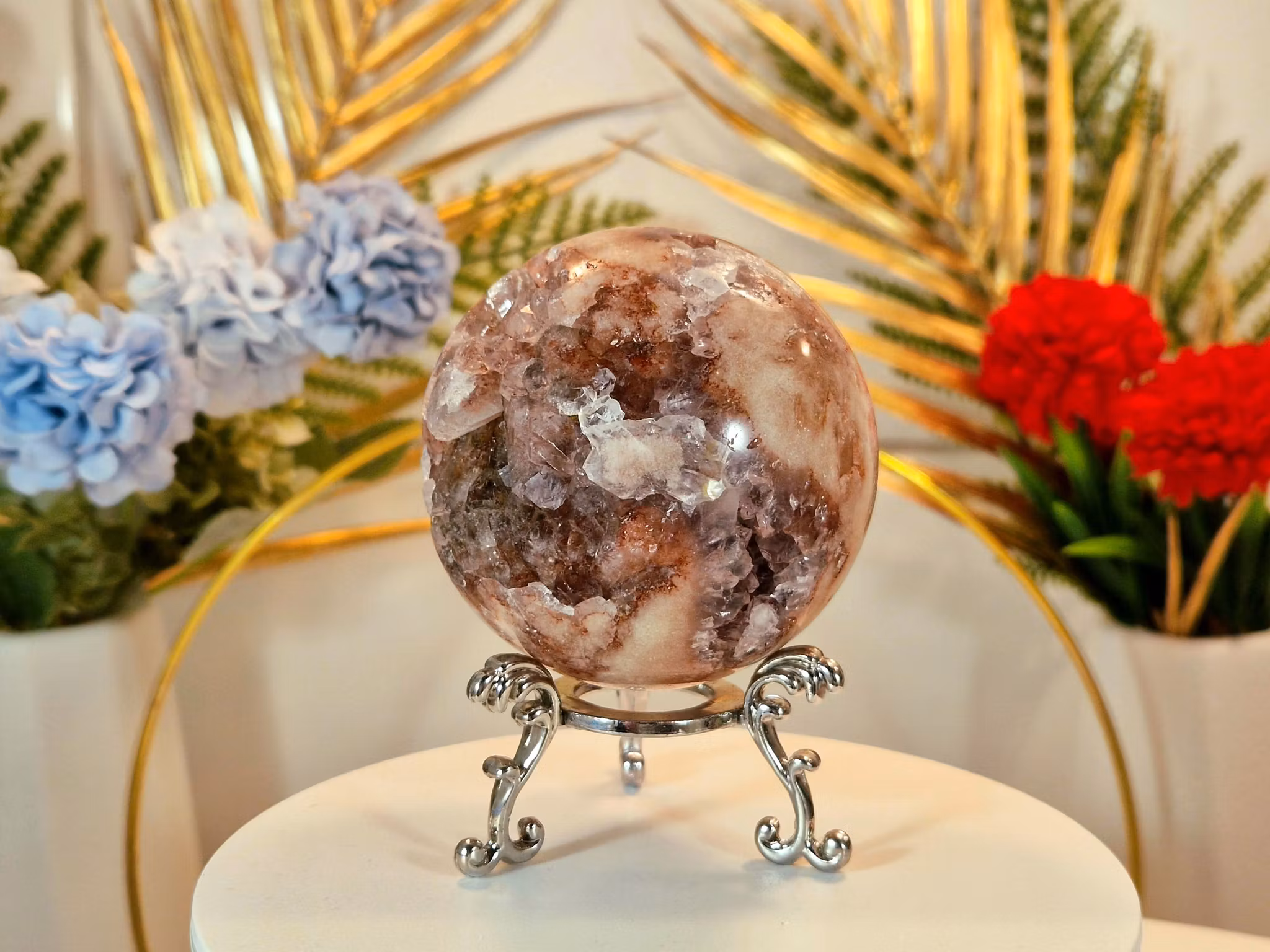 Klot Av Rosa Ametist 364 gr