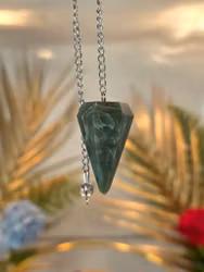 Polerad Pendel Grön Jade nr 1