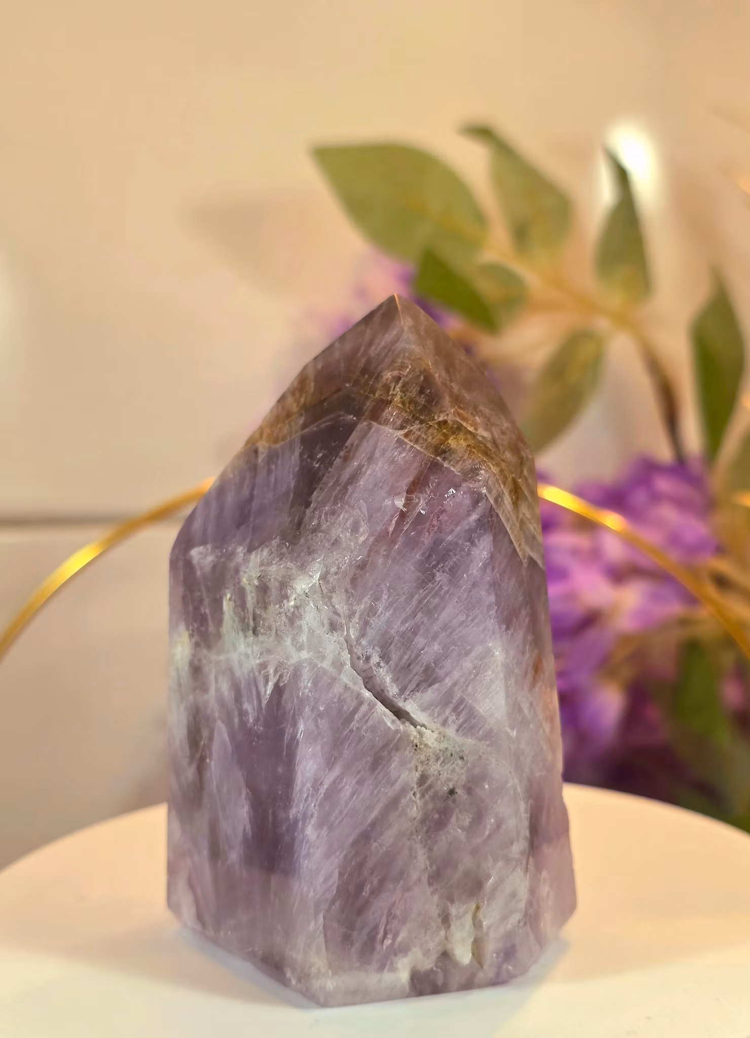 Ametist Rökkvarts Hematoid Torn 367 gr