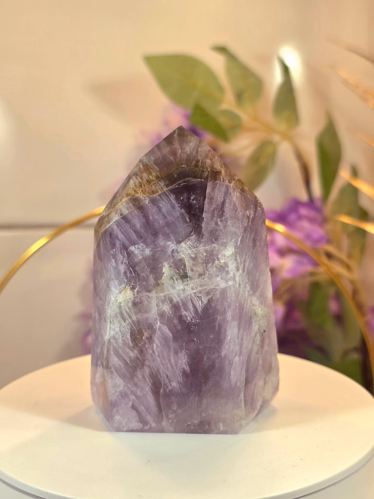 Ametist Rökkvarts Hematoid Torn 367 gr