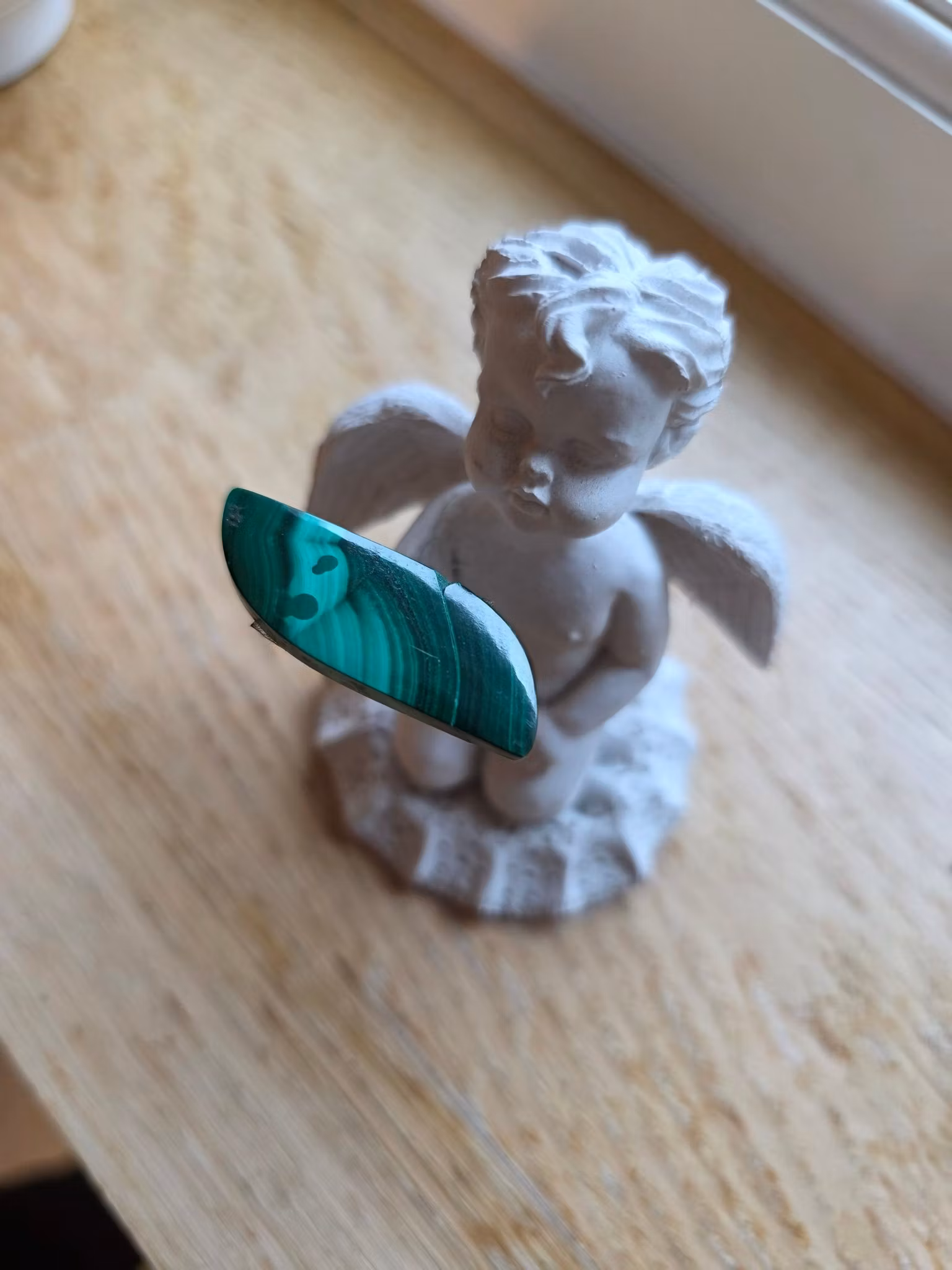 Malakitcabochon 4,97 g ~ 24,9ct