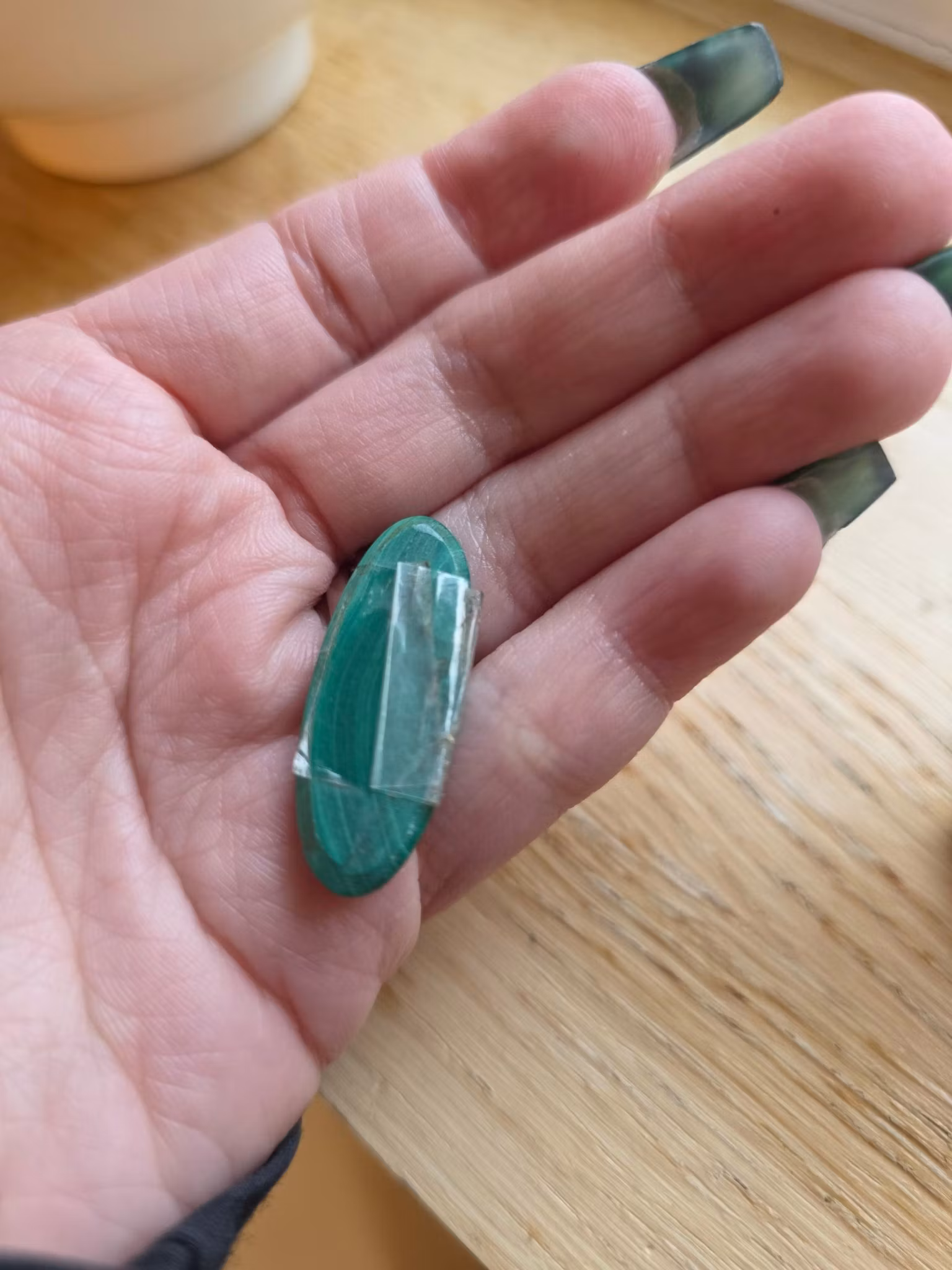 Malakitcabochon 4,11 g ~ 20,6 ct