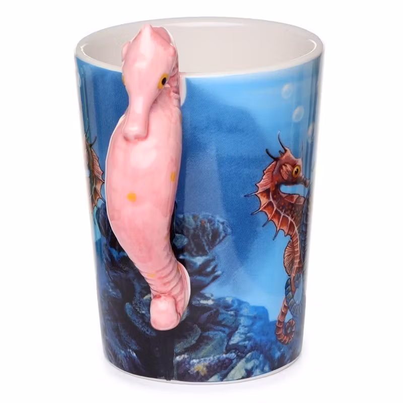 Lisa Parker Sjöhäst Keramikmugg med Format Handtag