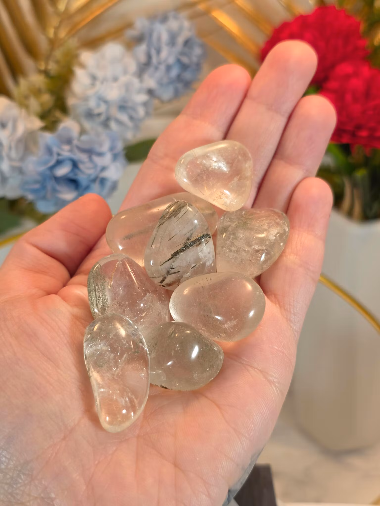 Lodolitkvarts Trumlad 2 cm