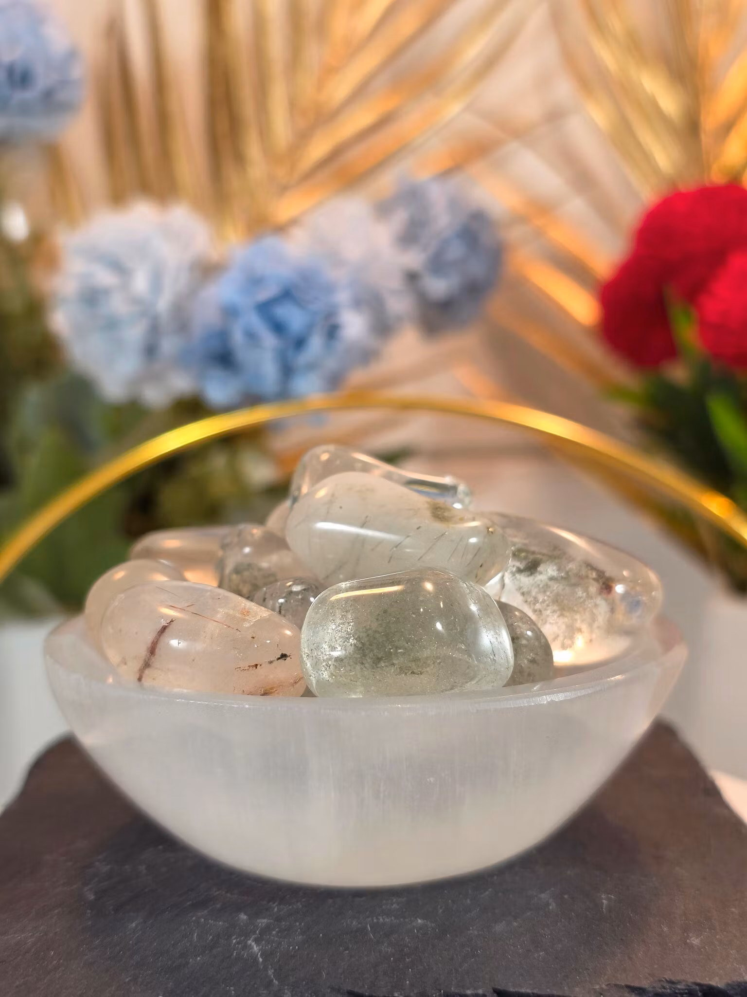 Lodolitkvarts Trumlad 2 cm