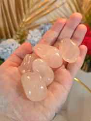 Rosenkvarts Trumlad 3 cm Brasilien