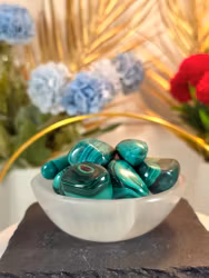 Malakit Trumlad, 3-5 cm