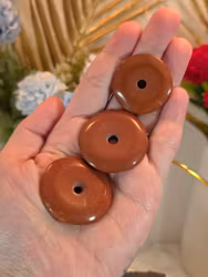 Röd Jaspis Donut S