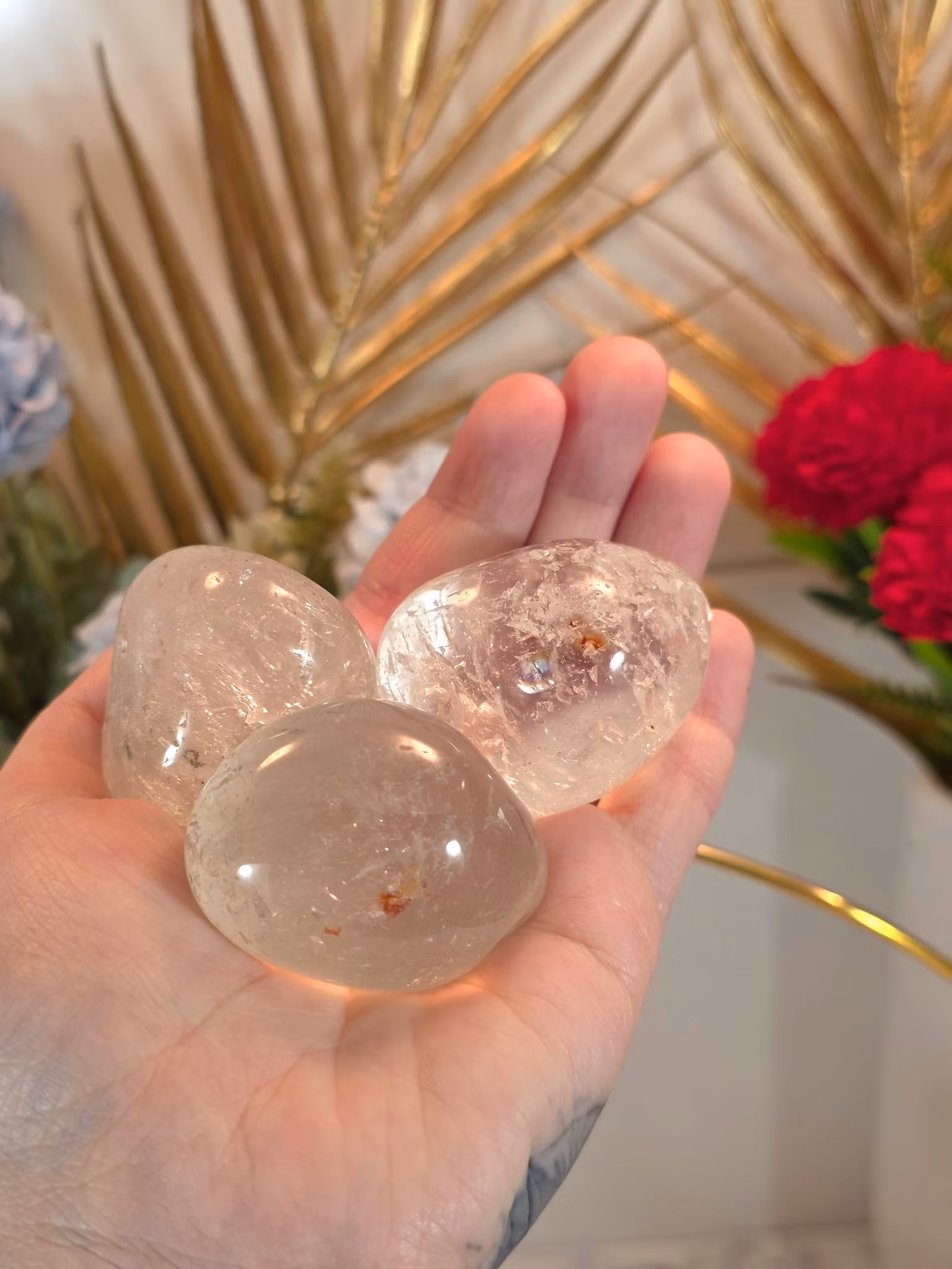 Bergkristall Trumlad 4 cm